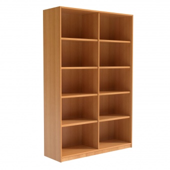 Bibliotheksregal 190 cm hoch, 126x40 cm (B/T), 8 Böden, 